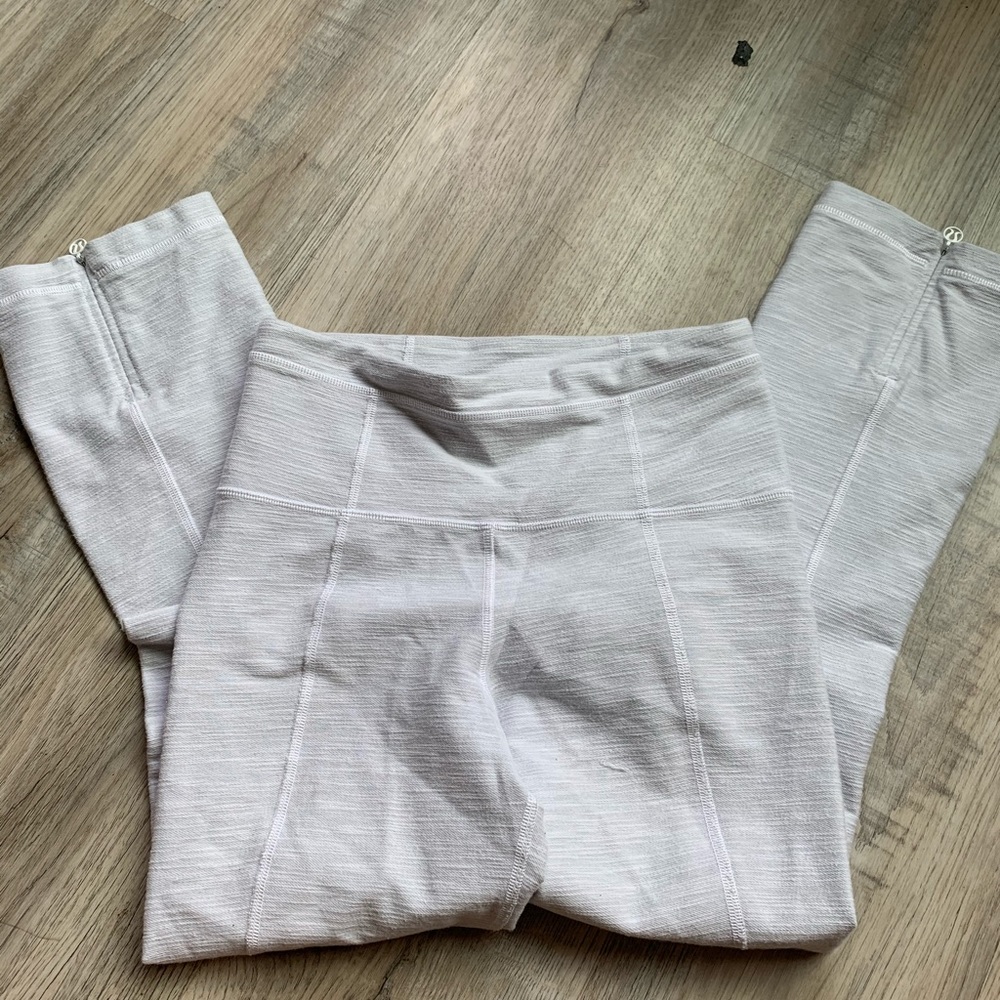 Lululemon Straight Leg Pants w/ Ankle Zipper